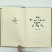 The Perfect Dinner Party Cookbook by Ceil Dyer (1974, Hardcover) - £5.50 GBP