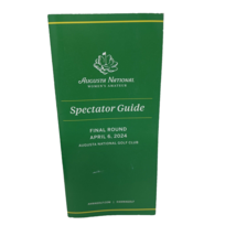 Masters Augusta National Women&#39;s Amateur Spectator Guide Final Round 2024 - $16.14