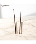 Natural Dark Wood Percussion Playing Drum Sticks Pair - $357.12 MXN