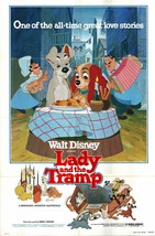 Lady and the Tramp Original 1980R Vintage One Sheet Poster - £258.17 GBP