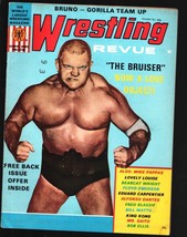 Wrestling Revue 10/1970-Dick &quot;Bruiser&quot; Afflis -Fred Blassie-King Kong -Girl w... - £41.90 GBP