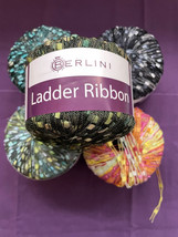 Berlini 1/8&quot; Ladder Ribbon Worsted Weight 100% Nylon yarn - £2.08 GBP