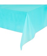 Rectangular 54&quot; X 108&quot; Teal Plastic Table Covers, 3 Count - $19.01 CAD