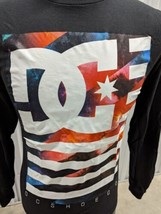 DC Shoes Mens Size M T Shirt Long Sleeve StreetWear Tee Skater Black Big... - $34.53