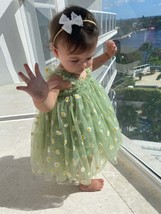 Baby Tulle Dress , Green Tulle Dress , daisy dress, Princess dress, Flow... - £27.37 GBP