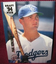 1994 Stadium Club Draft Picks #80 Paul Konerko Los Angeles Dodgers - £3.53 GBP