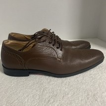 Steve Madden Gionni Wingtip Oxford Dress Shoes Mens Size 10 Brown Leather - $620.71 MXN