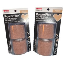 CVS PowerFlex Self-Adhering Sports Wrap, Beige  Size: 2&quot; X 2.2 YD ￼ Unst... - $274.11 MXN