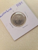 1984 Switzerland 10 Rappen Helvetica Coin - £2.40 GBP