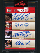 2021 Leaf Pro Set POWER OF 4 Tyson/Montana/Griffey Jr./Magic Quad Auto #14/15 - £700.50 GBP