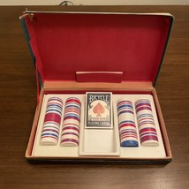 VINTAGE 200 POKER CHIPS in Box Norwich Pharmacal Company Playing Cards P... - $24.99