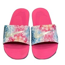 Nike Kawa Pink Tie Dye Slide Sandal Shoes Big Kid Size 6Y EU 38.5  US W8 - $22.00