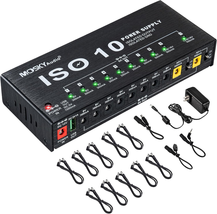 Mosky Guitar Pedal Power Supply 10 Isolated DC Output 9V 12V 18V 300Ma 5 - $2,306.88 MXN