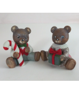 Vintage Set of 2 Homco Christmas Bears Family #5211 Complete Set - €10,74 EUR