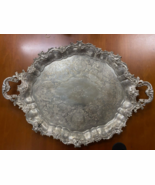 Goldsmiths &amp; Silversmiths Grande Vittoriano Argento Vassoio 4880ml Splen... - $26,034.14 CAD