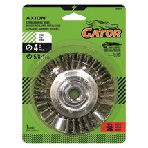 Gator 4 in. Fine Knotted/Twisted Wire Wheel Brass Coated Steel - $16.95
