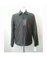 Marc New York Men Size M Leather Jacket Black NWT  - £229.02 GBP