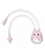 Owl Design Baby Nasal Aspirator with Flexible Tube, Pink - $168.63 MXN