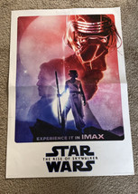 Star Wars Ep 9 The Rise of Skywalker IMAX 13&quot; x 19&quot; POSTER Opening Night Promo - £32.23 GBP