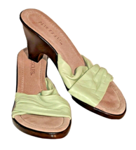 Women&#39;s Aerosoles Shoes High Heels Leather Upper Light Green Tan Brown Size 6 B - £7.74 GBP