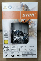  New Genuine Stihl 16&quot; Chainsaw Chain 3613 005 0055 3/8&quot; 55DL .050 63 PM 55 OEM - £17.55 GBP