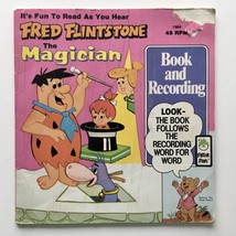 The Flintstones - Fred Flintstone The Magician 7&#39; Vinyl Record /  Book - £13.59 GBP