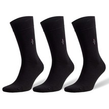 Men&#39;s Bamboo Business Casual Dress Socks - Soft, Breathable, 3 Pairs, Si... - £16.17 GBP