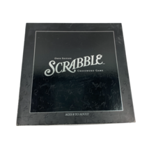 Scrabble Onyx Edition Crossword Boardgame Rotating Gameboard 100% Complete - $74.95