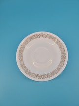 Woodland Brown Saucer Replacement Corelle by Corning 6.25&quot;  Vintage Dishes - $6.99