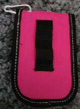 Abetta Nylon Cell Phone Carrier Pink Barrel Racer Clip or Belt Use image 2