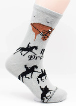 Assorted Horse Dressage Equestrian Morgan Quarter Farm Animal Novelty Socks - $13.99