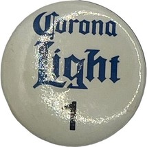 Vintage Corona Light 1 Advertising Beer Pinback Button 1980s - £6.76 GBP