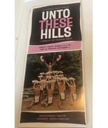 Vintage Unto These Hills Brochure Mountainside Theatre North Carolina BRO6 - £10.07 GBP
