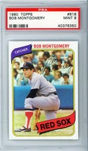 1980 Topps Bob Montgomery #618 PSA 9 P1340 - $19.31