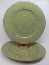 Rowe Potteries 13&quot; Green Crackled Finish Plate Made In The USA Cambridge... - £46.35 GBP