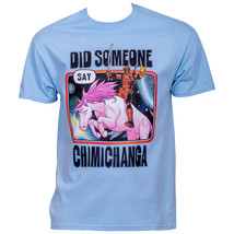 Deadpool Did Some Say Chimichanga T-Shirt Blue - £25.43 GBP+