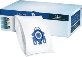 12 Pack 3D Dust Bags, Compatible with Miele GN Vacuum Cleaner Bags, Replacement - £13.14 GBP