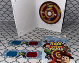 Toy Story Mania Nintendo Wii 2009 Game Complete W/ Manual Disk &amp; Glasses - $12.19
