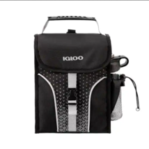 IGLOO Cooler Lunch Bag Kit &amp; Free Chug Bottle, 16oz BPA Free, Black &amp; Wh... - £3.37 GBP