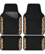 CAR PASS® Waterproof Universal Fit Car Floor Mats, Leopard Print Car Mat... - $48.62