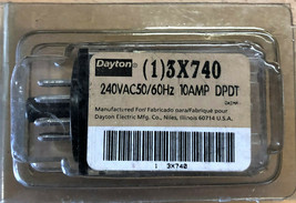 DAYTON 3X740 Gen Purpose Relay,8 Pin,240VAC/10Amp DPDT - $15.00
