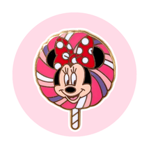 Minnie Mouse Retro Disney Pin: Lollipop - $645.93 MXN