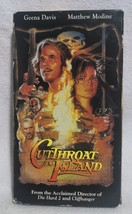 Ahoy Mateys! Set Sail for Adventure with Cutthroat Island (1996) VHS-Acceptable - £7.43 GBP