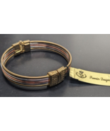 NEW Premier Designs Jewelry TRES Gold, Silver, Copper Tones Bracelet - $15.83