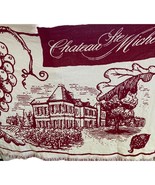 CHATEAU STE MICHELLE Winery Large Tapestry Red and White 68&quot; x 48&quot; - $97.95