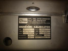 Onneken-Calibrator OM 452/9.210 W elektr. vibrator Omess DIPL.-ING. OTTO... - £5,128.69 GBP