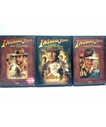 Indiana Jones Lot 3 DVDs  Last Crusade, Crystal Skull, Temple of Doom - £8.98 GBP