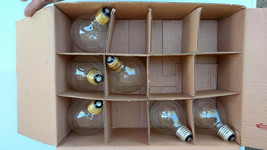 21QQ94 Light Bulbs, 3&quot; Globe, 120V, 40W, Clear, 2 Used Brand A, 4 New Brand B - £4.65 GBP