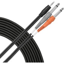 Livewire Essential Interconnect Y-Cable 3.5 mm TRS Male to 1/4 TS Male 1... - £29.08 GBP