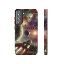 Space Art Tough Cases, Spaceship Traveling Protection for iPhone Galaxy ... - $524.68 MXN